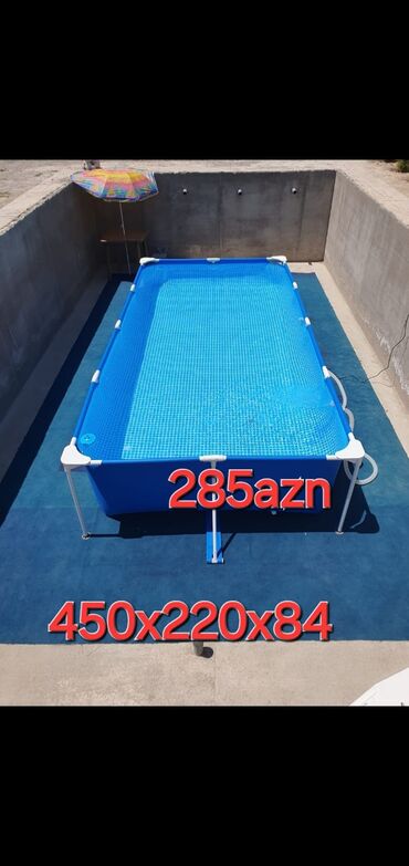 Maskalar, eynəklər: İşlənmiş Karkas Hovuz Intex, 7.1 - 8 m, 4501 - 5000 l