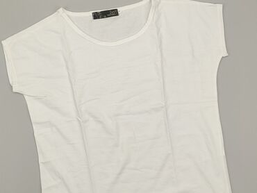 białe legginsy prążkowane: T-shirt, M (EU 38), condition - Good