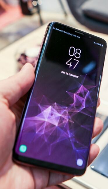 самсук: Samsung Galaxy S9 Plus, Колдонулган, 64 ГБ, түсү - Кара, 1 SIM