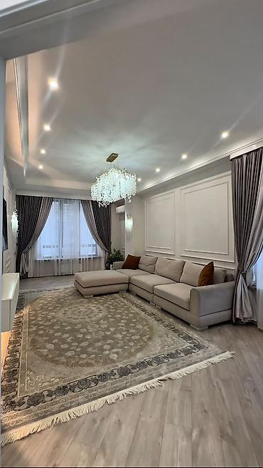 3 комнаты, 127 м², Асанбай мкр Элитка, 6 этаж, Евроремонт