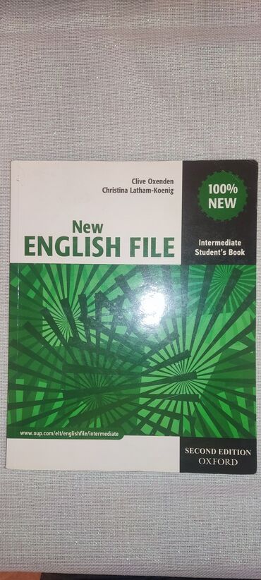 Kitablar, jurnallar, CD, DVD: New english file intermediate student and workbook second edition