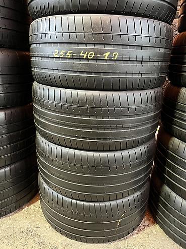 Унаа: Шиналар 255 / 40 / R 19, Жай, Колдонулган, Комплект, Германия, VREDESTEIN — 1