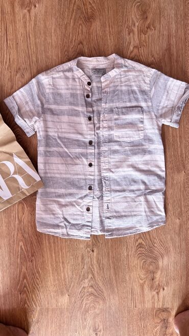 пиджак zara: Детский топ, рубашка, цвет - Белый, Новый