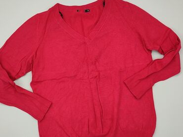 czerwona bluzki w serek: Блуза жіноча, XL, стан - Хороший