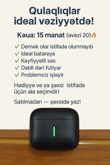 Qulaqcıqlar: İşlənmiş Simsiz (Bluetooth) Qulaqcıqlar, JBL, rəng - Qara