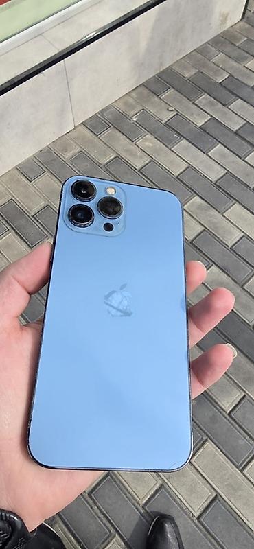 iphone batarya: IPhone 13 Pro Max, 512 GB, Sierra Blue, Face ID, Simsiz şarj — 2
