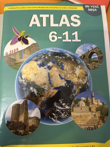 Kitablar, jurnallar, CD, DVD: Coğrafiya atlas+kontur xeriteler qarayev ve neftcilere pulsuz