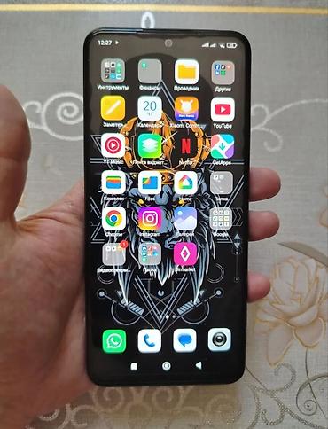 komputer ekran səkilləri: Redmi Note 12, 128 GB, rəng - Qara, Düyməli, Barmaq izi — 2