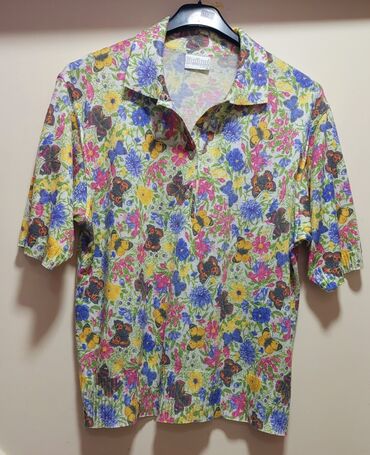 čipkane bluze: L (EU 40), Floral, color - Multicolored