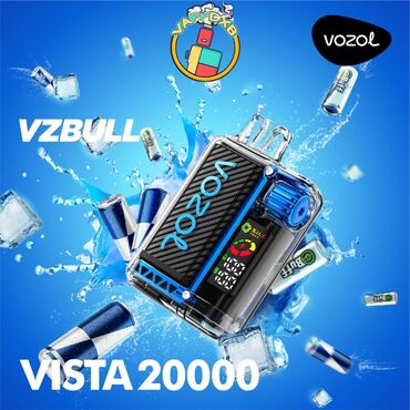 Qəlyan, vayp və aksesuarları: Tam original ✅Vozol Vista 20000. 5 cür rejimi var.💨 650 mAh həcimli