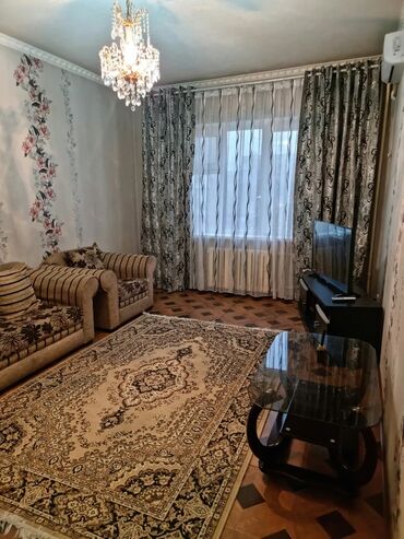 квартира берилет узак моонотко жаш балалууларга жертвмдан: 2 комнаты, Собственник, Без подселения, С мебелью полностью