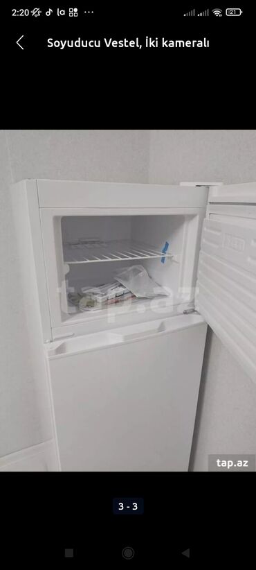 vestel soyuducu: Новый Холодильник Vestel, No frost, цвет - Белый