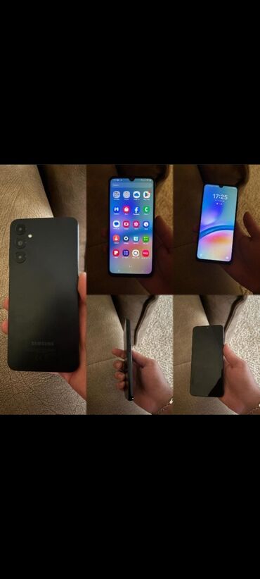 samsung galaxy z fold 3: Samsung Galaxy A05, 128 GB, rəng - Qara, Sensor, Barmaq izi