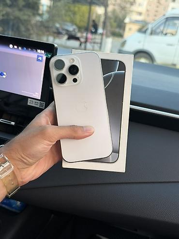 Mobil telefonlar: IPhone 16 Pro, Ağ, Face ID — 2