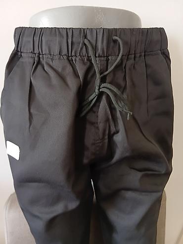 Pantalone: Muške radne pantalone – modeli sa gumom u struku - Materijal: čvrsta — 6