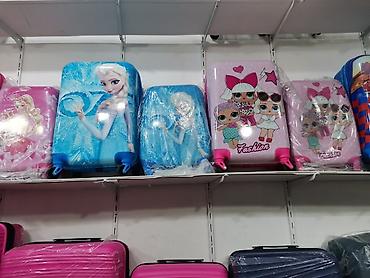 Çamadanlar: Şəkilli uşaq səyahət çamadanlarının online satışı 4 ədəd 360 dərəcə — 25