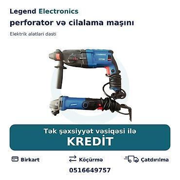 islənmis drel: Elektrik alətləri dəsti perforator və cilalama maşını Славмаш — 1