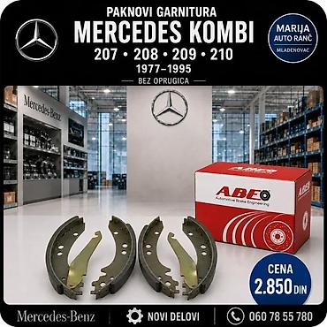Brake System: PAKNOVI MERCEDES KOMBI 3 410 | Paknovi mercedes kombi 3 410 su u — 3
