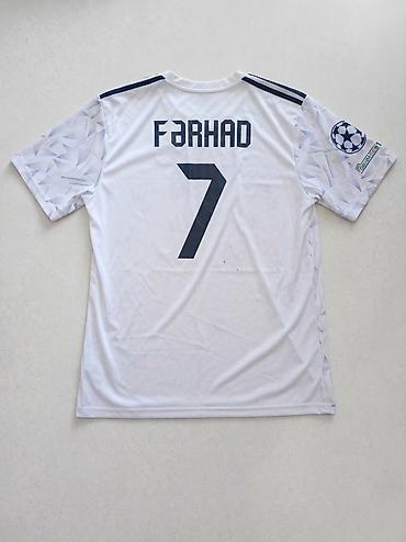 Kişi geyimləri: Futbolka, Adidas, 2XL, rəng - Ağ — 1