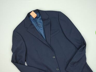 szorty męskie cropp: Marynarka męska RILEY (EST. 1992) - Kolor: granatowy - Krój