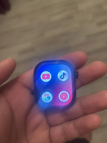 sato smart watch: Ağıllı saat – tam sensorlu rəngli ekranlı, kvadrat korpuslu model — 3