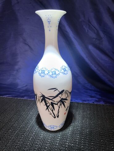 leopard bade mantil muski: Vase, Glass, color - Multicolored, New