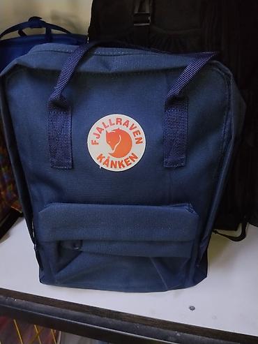 канкен рюкзак: Рюкзак Fjällräven Kånken, темно‑синий - Классическая квадратная форма — 1