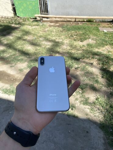 apple 11 ikinci el: IPhone X, 64 ГБ, Белый, Отпечаток пальца, Беспроводная зарядка, Face ID