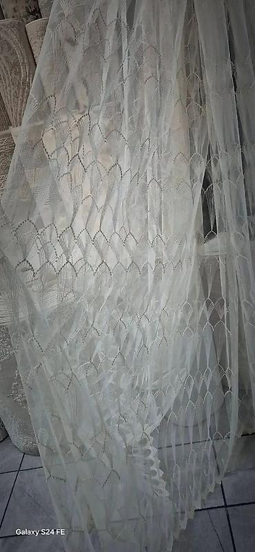 Zavese i draperije: Zavese od tila sa bogatim vezom – više dezena - Materijal: proziran — 31