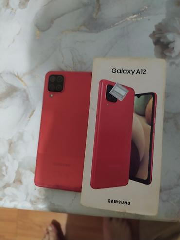 Elektronika: Samsung Galaxy A12, 32 GB, rəng - Qırmızı, İki sim kartlı — 3