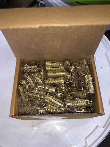 Анкерные болты: Латунные анкеры-втулки для бетона - Материал: латунь — 8