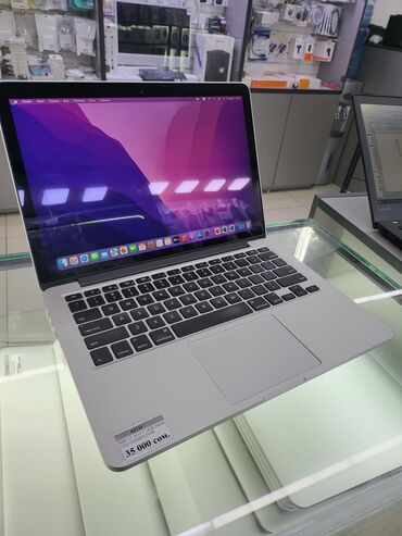 ноутбук i7: Ноутбук, Apple, 16 ГБ ОЗУ, Intel Core i7, 13.3 ", Б/у, Для несложных задач, память SSD