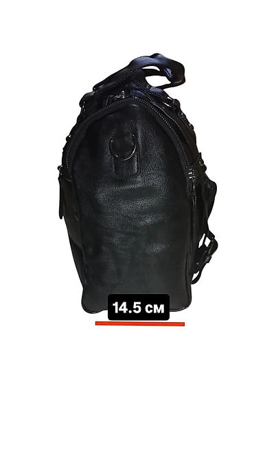 Классические сумки: Черная дорожная сумка из искусственной кожи с двумя ручками сверху и at lalafo.kg — 9 Классические сумки: Черная дорожная сумка из искусственной кожи с двумя ручками сверху и — 9