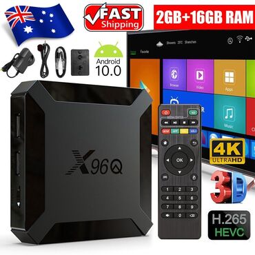 tv box h96: Yeni Smart TV boks Х96 2 GB / 16 GB, Android, Ünvandan götürmə, Ödənişli çatdırılma, Rayonlara çatdırılma