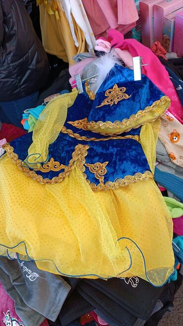детская одежда оптом бишкек: Детское платье, цвет - Желтый, Новый