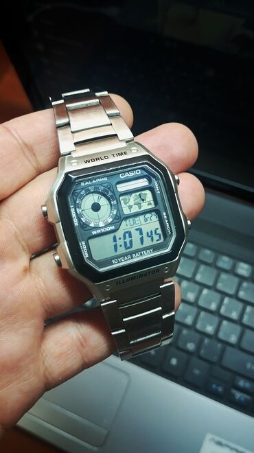 свадебные платья в баку цены: Б/у, Наручные часы, Casio, цвет - Серебристый