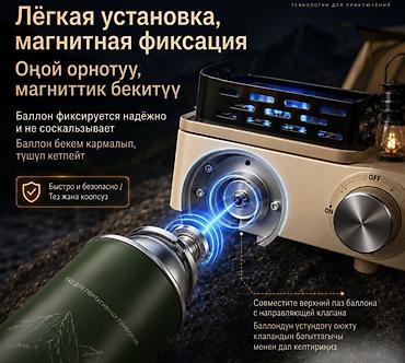 fire: 🔥 Туристическая Газовая Плита Fire Station X7 — 8200 Вт — 4