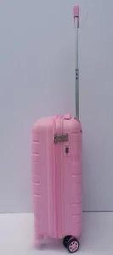 Putni koferi i torbe: Tvrdi kofer na točkiće – ružičasti - Materijal: čvrsta ABS/plastika — 23