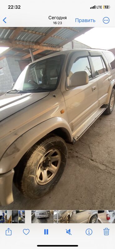 фара поло: Toyota Hilux Surf: 1997 г., 2.9 л, Автомат, Дизель, Внедорожник