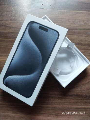 Apple iPhone: IPhone 15 Pro, Sənədlərlə, Zəmanət, Face ID — 17