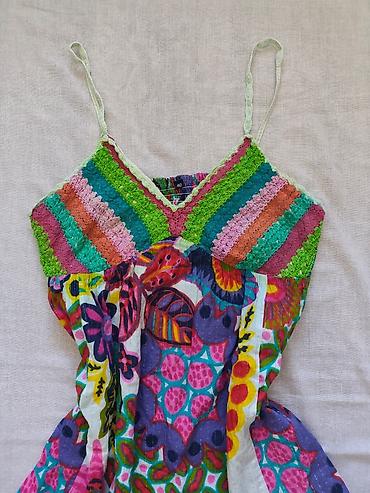 Desigual (2012) colorful floral print mini dress Price:65₼ Size:40 — 4