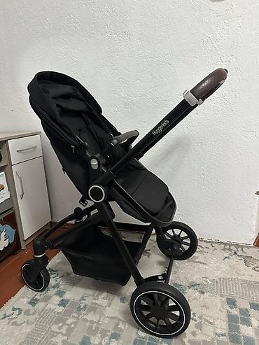 Коляски: Детская коляска-трансформер Huggerkids (шасси + автолюлька+прогулочное — 8