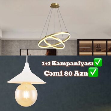 h7 led qiymeti: Led Çılçıraq, Metal