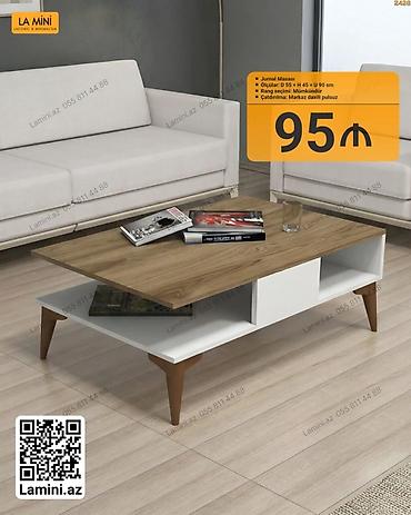 la mini: Düz masa, Açılmayan, Təkərsiz, Teksturalı laminat, Zəmanətsiz — 1