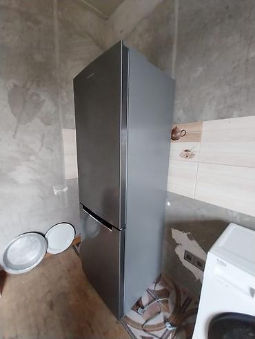 Yeni 2 qapılı Hoffman Soyuducu Satılır, rəng - Gümüşü