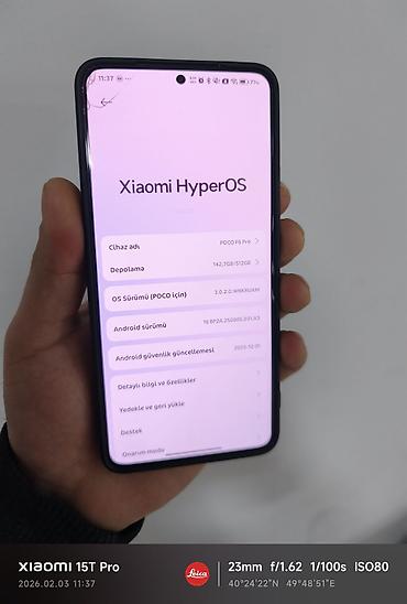 Poco: Poco F6 Pro, 512 GB, rəng - Qara, Sensor — 7