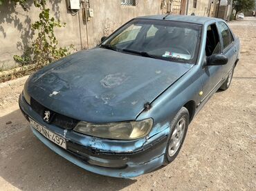 Peugeot 406 sedan - Kuzov: 4 qapılı sedan, mavi rəng. Orijinal
