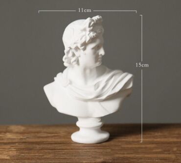 книга javascript: Классический бюст в античном стиле - Материал: белый гипс/гипсовый