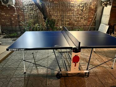 Бильярдные столы: Теннисный стол Start Line Compact Outdoor LX подходит для игры на