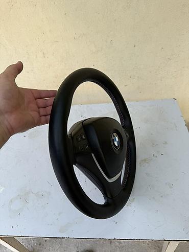 bmw sukanı: BMW sükan çarxı – orijinal e-70 x5 - Material: qara dəri (eleqant — 3